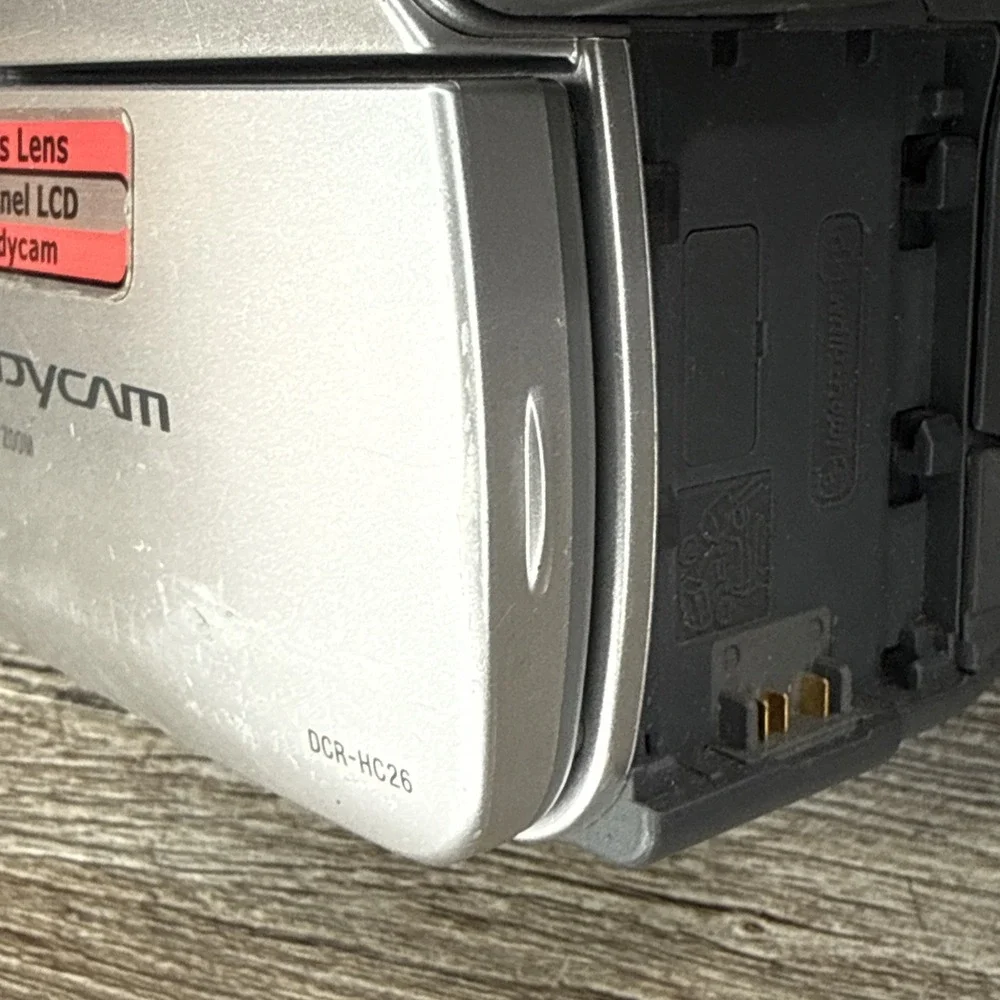 Sony Handycam DCR-HC26 Digital Video Camera Rec. 20X Zoom Untested No Battery